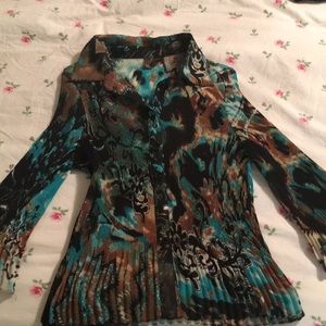 New York Sere Nade Buttoned Blouse